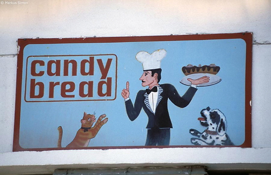 peloponnes schild candy bread
