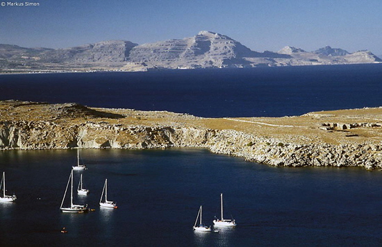 rhodos yachten bei lindos